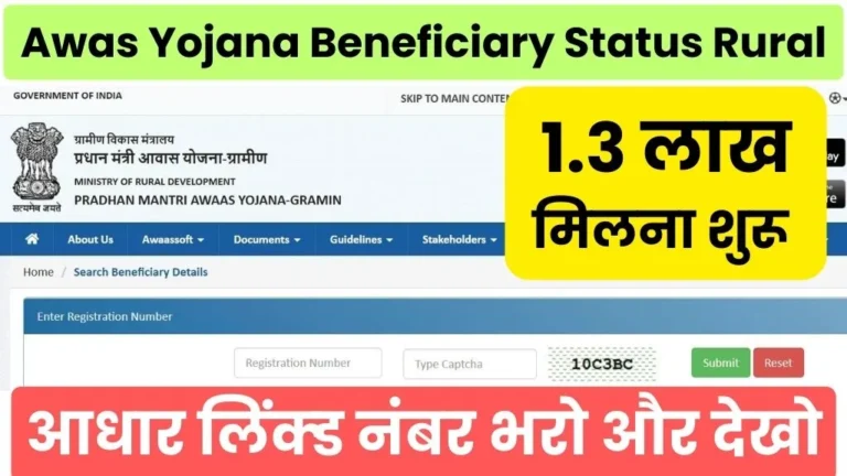 Pradhan Mantri Awas Yojana Beneficiary Status Rural